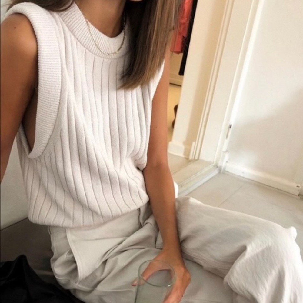 COS Ribbed Sleeveless Top